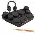Yamaha DD-75 Electronic Drum Pad Kit, w/Headphones and Sticks