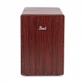 Pearl BOOM BOX Fiberglass Ported Chamber Cajon, Artisan Red Mahogany