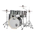 Pearl Export EXX 22'' 6pc Drum Kit, Smokey Chrome