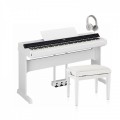 Yamaha P-S500 Digital Piano Pedal Package, White