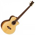 Ortega STRIPEDSU.ACB Electro Acoustic Bass, Solid Spruce Top - Ex Demo