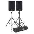 Yamaha DBR10 10'' Active PA Speaker Pair with Speaker Stands