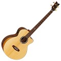 Ortega STRIPEDSU.ACB Electro Acoustic Bass, Solid Spruce Top