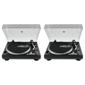 Omnitronic BD-1390 Turntables Black, Pair