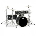 PDP Concept Maple 22'' 7pc Shell Pack w/Hardware, Satin Black