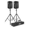 JBL PRX815W 15'' Two-Way Active PA Speaker Pair with Stands