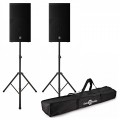 Yamaha DHR15 15" Active PA Speaker Pair with Stands