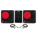 Numark PT01 Scratch and Raiden RPM-100 Portable Mixer Bundle
