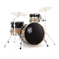 SJC Paramount 22'' 3pc Kit, Tuxedo Silver, Chrome Hardware