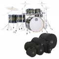 Mapex Armory 22'' LA Fusion 6pc Shell Pack w/Bags, Rainforest Burst