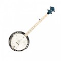 Ortega Falcon Series 5-String Banjo, Transparent Blue