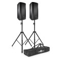 JBL PRX835W 15'' Three-Way Active PA Speaker Pair with Stands