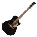 Fender Villager 12-String V3 Electro Acoustic, Jetty Black