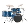 Ludwig Evolution 22'' 6pc Drum Kit w/ Hardware, Azure Blue