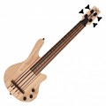 Mahalo Solid Electric Bass Ukulele, Natural