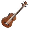 Ortega LIZZY Electro Acoustic Bass Ukulele, Satin Mahogany