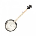 Ortega Falcon Series 5-String Banjo, Transparent Charcoal
