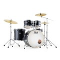 Pearl Export EXX 22'' Am. Fusion Drum Kit, Satin Shadow Black