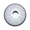Idiopan Domina Pro 12'' Tunable Steel Tongue Drum w/Pick up, Pearl