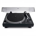 Lenco L-3808 Direct Drive USB DJ Turntable, Black