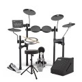 Yamaha DTX482K Electronic Drum Kit with Sticks, Stool + Amp