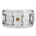 Gretsch USA 14" x 6.5" Hammered Chrome over Brass Snare Drum