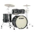 Tama Starclassic Maple 22'' 4pc Shell Pack, Black Cloud Silver Lining