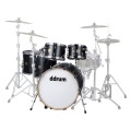 DDrum Dios Maple 22'' 5pc Shell Pack, Satin Black