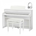 Kawai CA701 Digital Piano Package, Satin White