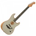 Fender American Acoustasonic Strat, Transparent Sonic Blue - Ex Demo