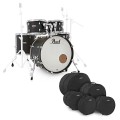 Pearl Decade Maple 22'' Fusion Shell Pack w/Bags, Slate Black